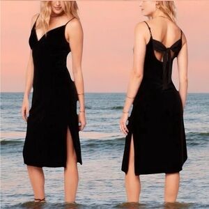 Band of Gypsies NWT Girl Crush Black Velvet Midi nwt small